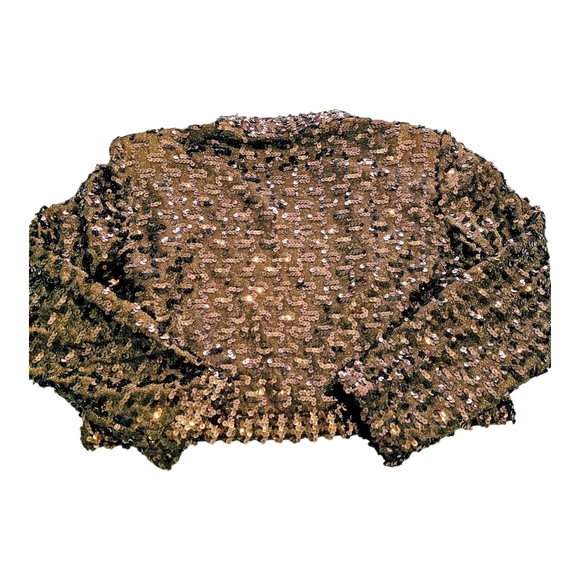 Vintage 70s Lilli Diamond Sequin Jacket Size 8 - Picture 2 of 7